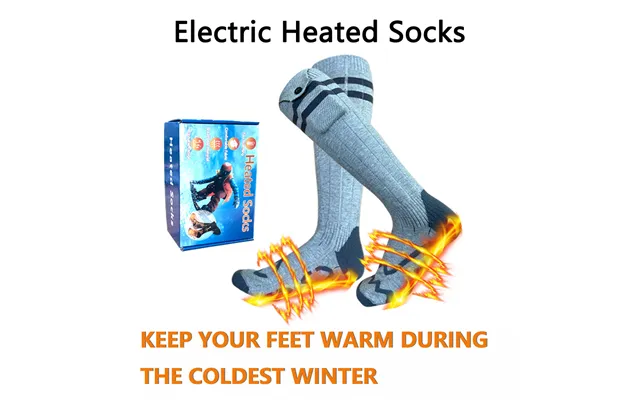 New 5000mah Full Foot Electric Socks Electric Warm Socks Outdoor Ski Electric Socks product image