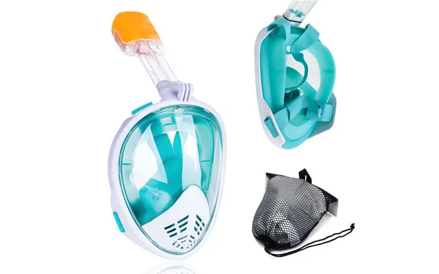 New Diving Mask Full Dry Breathing Tube Anti-fog Insertion Snorkeling Mask