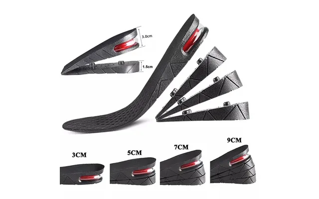 New Foot Pad Invisible Insole Cut Shoe Heel Insert Taller Support Absorbing Increase Height Heightening Cushion Lift product image