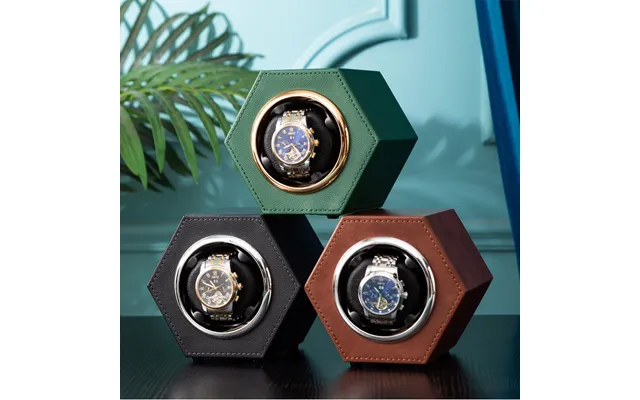 New Hexagonal Single Head Mini Single Watch Box Motor Box Two-speed Adjustable Watch Shaker