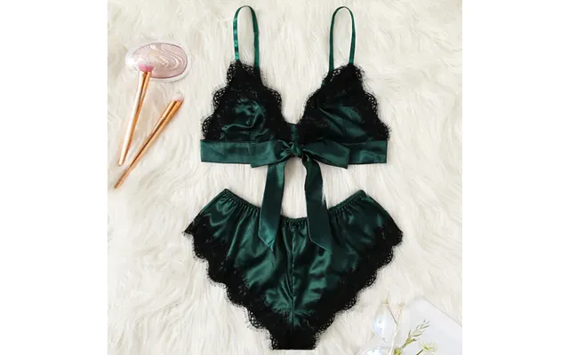 New In Sexy Satin Lace Patchwork Bandage Sexy-porn Underwear Women Body Sleepwear Lingerie Underwear S Sexy Lingerie product image