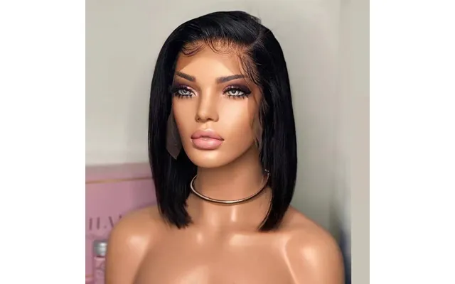 New Women's Short Straight Lace Wig Natural Smooth Hair Extension Popular