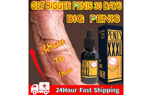 Permanent Thickening - Growth Enlargement Massage Men's Erection Lubricant Lncrease Plant Extracts Massage Oil 2023 Hot product image