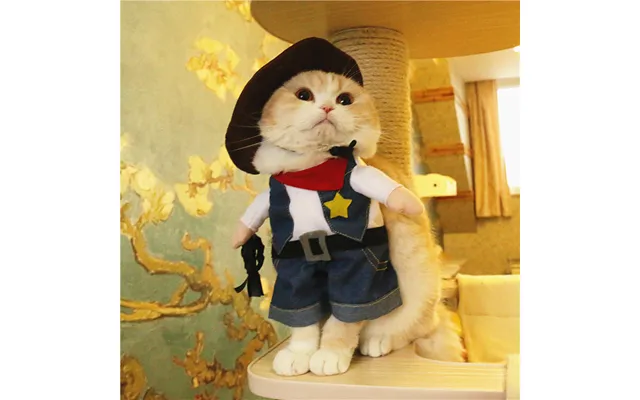 Pet Transformation Police Clothes Transformation Costume Funny Cat Clothes Christmas Halloween Funny Pet Transformation  product image