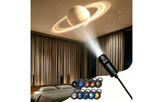 Planet Moon Projector With 10 Slides - Meteor Effect
