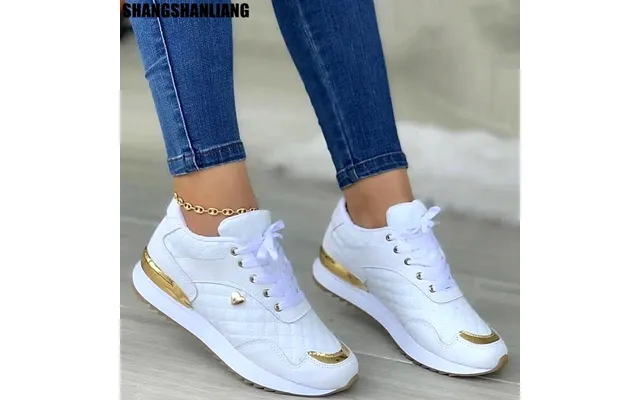 Platform Women Sneakers New Fashion Lace Up Ladies Casual Flats Outdoor Running Walking Shoes Comfortable Female Footwea