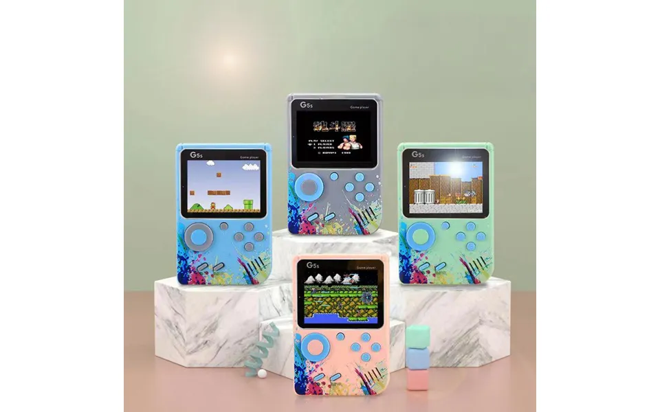 Portable Handheld Game Console With 500 Classic Retro Games - Tv Connection & Dual Player Mode For Nostalgic Gaming Expe