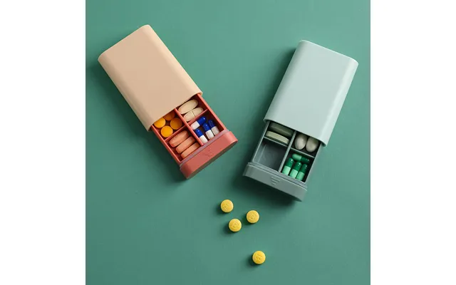 Portable Medicine Box Portable Sealed Pill Storage Box Compartment Portable Mini Medicine Box product image