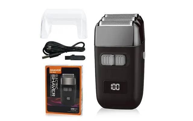 Professional 3-blade Electric Shaver For Men With Led Display, Floating Heads & 90-min Runtime - Waterproof & Rechargeab product image