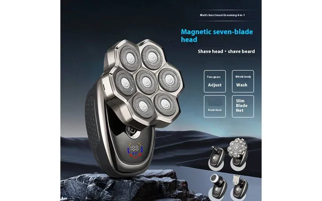 Rotary Electric Shaver 4d Floating Heads - Led Display product image