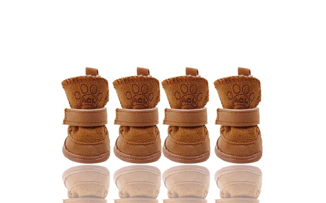 Rpxbkarhg Winter Boots For Dogs - Corduroy 4 Pcs. By Pawparty Store product image