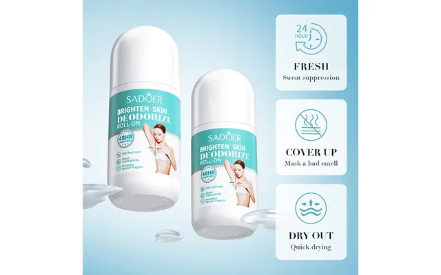 Sadoer Skin Brightening Deodorizing Dribbling Body Armpit Refreshing Perfume Rolling Ball Perfume Anti Perspirati product image