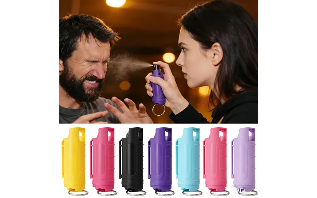 Self Defense Pepper Spray For Women - Maximum Strength Safety Protection Keychain