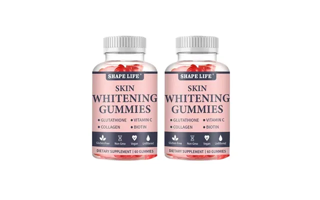Shape Life Skin Whitening Gummies Glutathione Collagen Biotin Vitamin C Dietary Suppletment Gummy product image