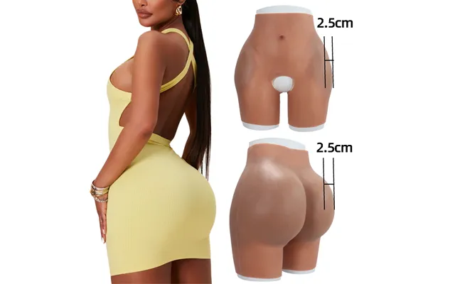 Silicone Butt Enhancement Women Open Crotch Pants Artificial Hip Shaper Padded Cosplay African Woman Plus Size Wear 999