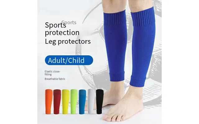 Single Layer Breathable Football Leggings Socks Set Men's Mid Tube Leggings Socks Fixed Set Plug In Set Football Non Sli