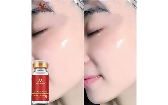 Six Peptides Serum Liquid Coenzyme Q10 Hyaluronic Acid And Anti-wrinkles Vc Whitening Collagen Face Lift Skin Care Cream product image
