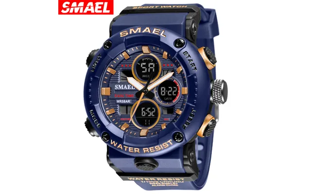 Smael Smael Men's Watch Men's Watch Students' Electronic Watch Trend Multifunctional Waterproof Sports Watch product image
