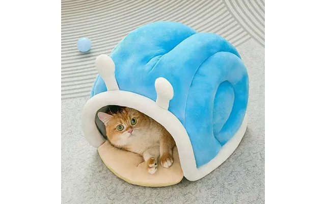 Snail Shaped Nest Semi Enclosed Cat Warming Bed Indoor Cat And Small Dogs House Pet Accessories For Winter Travelm251127 product image