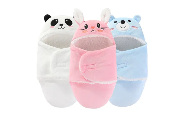 Soft Baby Sleeping Bags Warm Autumn And Winter Newborn Baby Wrap Blankets Cartooncocoon For Babies Flannel Baby Sleepsac