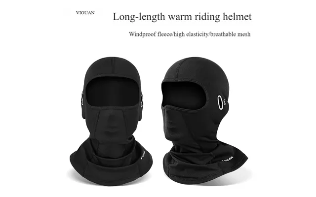 Sports Face Masks Bicycle Outdoor Riding Warm Mask With Glasses Hole Head Cover Plus Velvet Autumn And Winter Neck Warm 