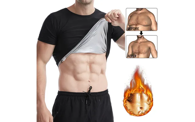 Sweat-prone Suit Large Size Men's Round Neck Elastic Body Shaping Suit Sports Sauna Fast Sweat-prone Fitness Suit product image