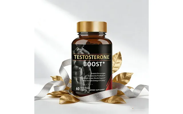 Testosterone Booster For Men With 3120mg D-aspartic Acid - Black Maca & Boron product image