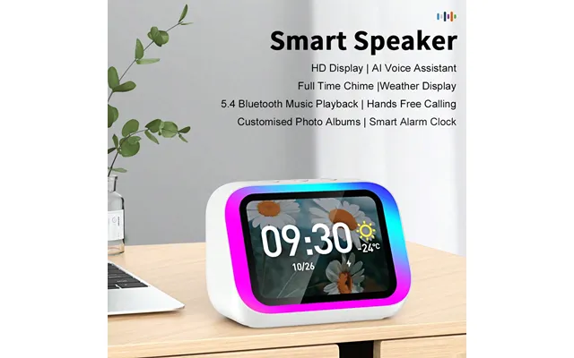 Tf26 Pro Smart Speaker For Bluetooth Connection Voice Call Smart Speaker Large Screen Display