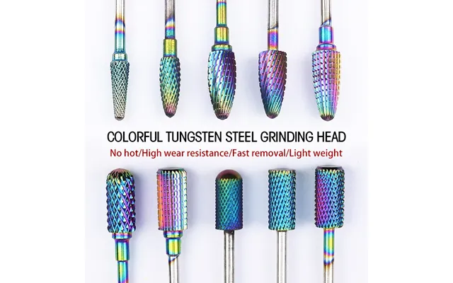 Tungsten Carbide Milling Cutters For Electric Nail Drill Machine Manicure Pedicure Drill Bit Polishing Tool Nail Files A product image