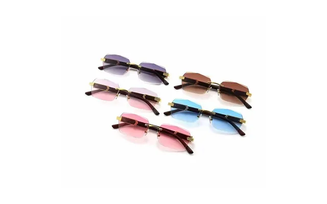 Unisex Accessories Sunglasses Wood Grain Sunglasses Uv400 Square Shades 8 Lens Colors product image