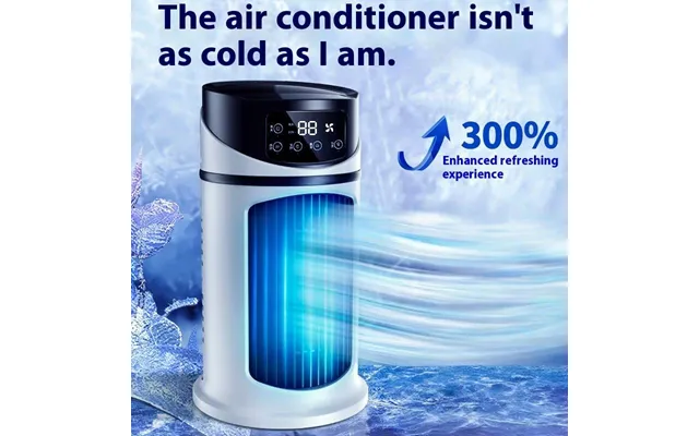 Usb Desktop Air Cooler With Mist Function - 3-in-1 Cooling Fan, Humidifier & Air Conditioner For Home Office