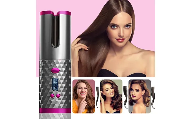 Usb Rechargeable Cordless Iron - Compact Travel Steamer For Clothes & Curling Hair