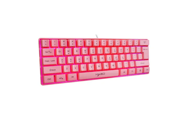 V700 Rgb Light 61 Key Wired Gaming Film Keyboard Suitable For Laptop Abs Material