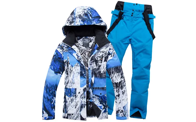 Warm Ski Suit Men's Cotton Waterproof Breathable Wear Resistant Single And Double Board Korean Couple Style Ski Suits Wo product image
