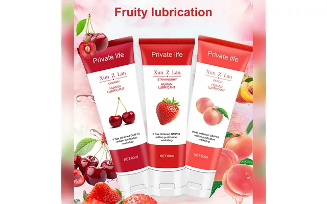 Water-based Lubricant For Women Fruit Flavored Lubricants For Sex Lube Female Oral Anal Vaginal Gel Adult Masturbation S product image