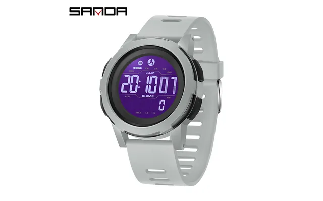Waterproof Digital Sports Watch With Step Counter, Calorie Tracker, Stopwatch & Alarm For Men And Women - Durable Tpu St