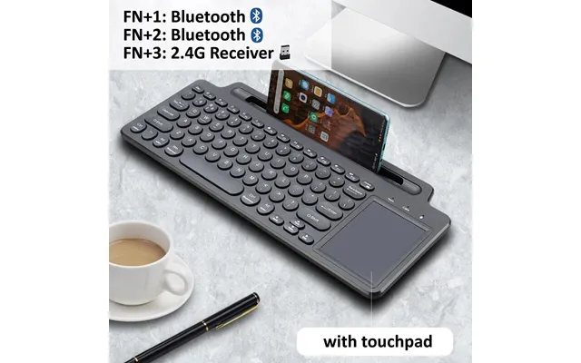 Wireless Keyboard Bluetooth Keyboard Mouse Card Slot Numeric Keypad For Android Ios Desktop Laptop Pc Gamer