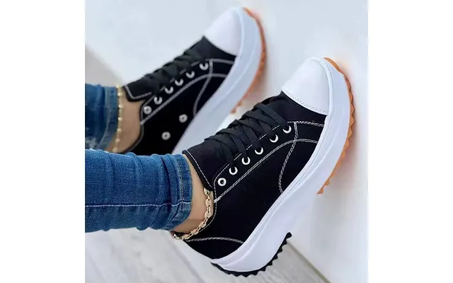 Women's Casual Canvas Shoes Sneakers Fashion Platform Low-top Women Single Shoes Thick-soled Candy Flats Female Canvas S