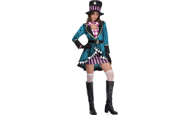 Women's Clothing M-xl Large Size Halloween Alice Witch Suit Costume Playing Circus Magician Stage Costume product image