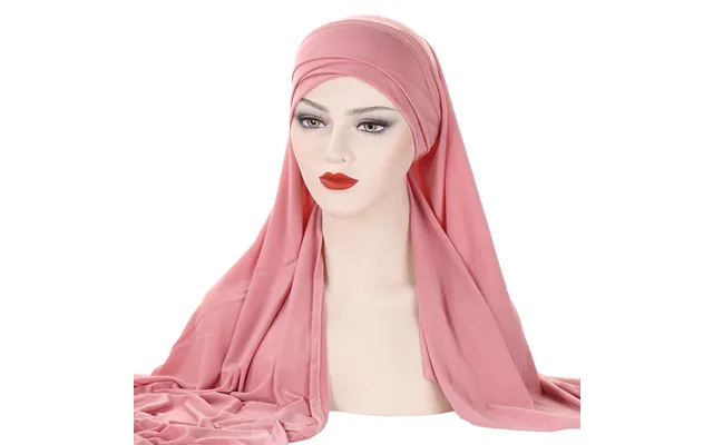 Women's Hats New Milk Silk Diagonal Cross Solid Color Baotou Scarf Hat Women's Fashion Patch Hijab