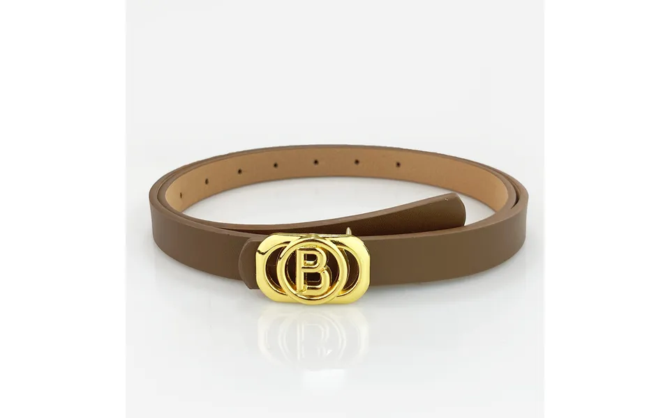 Women's Thin Belt Mid- To High-end Quality Fashionable Versatile Suit Skirt Decoration Pu Belt