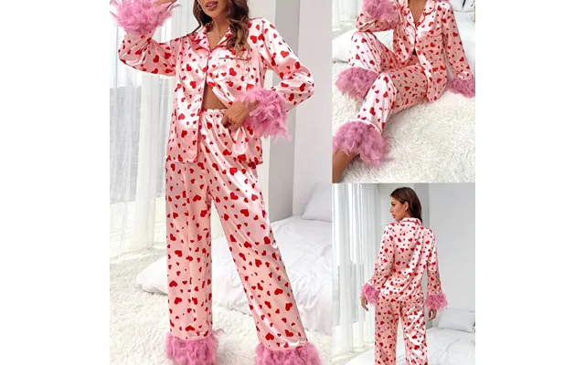 Women's Valentine's Day Sweet Love Print Casual Pajamas product image