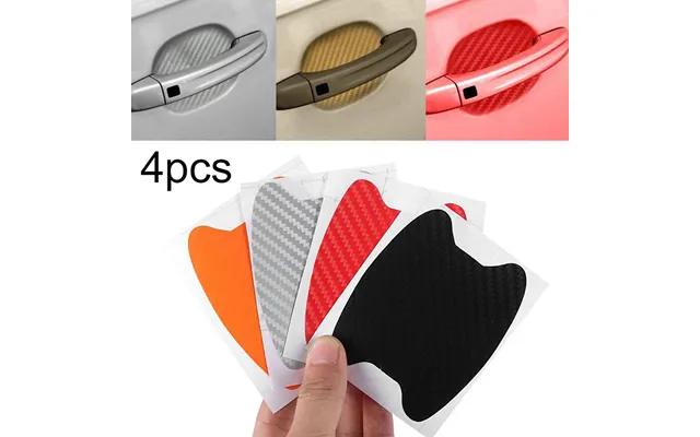 Yuanmheng 4pcs Car Vehicle Door Handle Protective Film Sticker Decals Auto Decoration