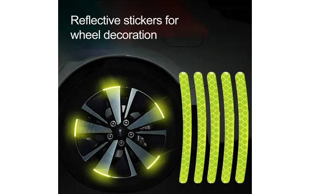 Yuanmheng Car Wheel Sticker Reflective Stripe Waterproof Car Wheel Hub Sticker Driving Tape For Vehicle product image