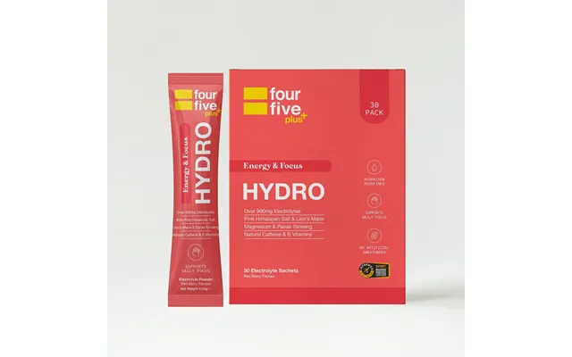 Fourfive Hydro Hydration Energy & Focus Sachets - 30 Sachets