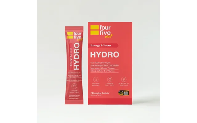 Fourfive Hydro Hydration Energy & Focus Sachets - 7 Sachets