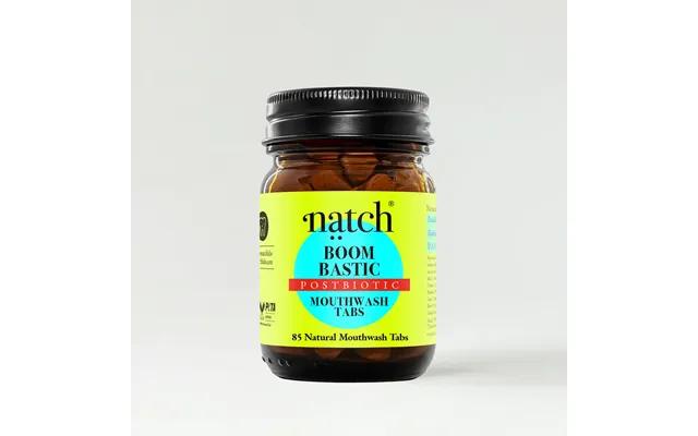 Natch Boombastic Postbiotic Mouthwash Tabs - 85 Tabs