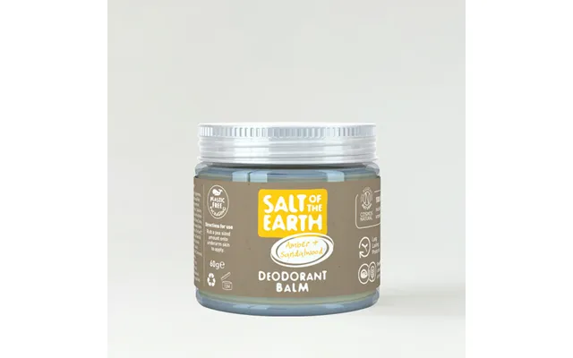 Salt Of The Earth Amber & Sandalwood Natural Deodorant Balm