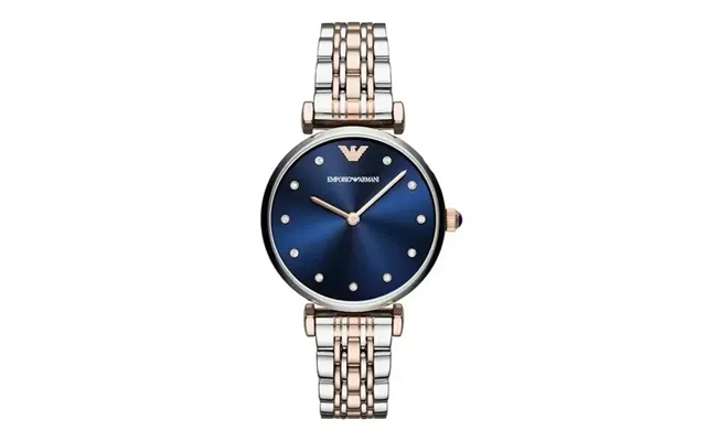 Emporio Armani Gianni T-bar Ar11092 Women's Watch 32mm Blue Dial Two-tone Steel Bracelet product image