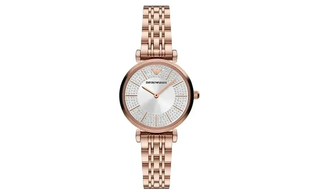 Emporio Armani Gianni T-bar Ar11446 Women's Watch 32mm Silver Dial Rose Gold Steel Bracelet product image